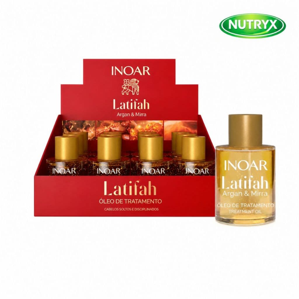 Óleo Tratamento Inoar Latifah 7ml Caixa 12 Unidades