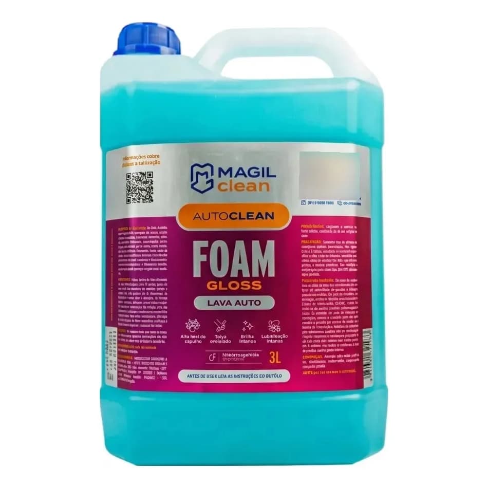 Foam Gloss Lava Auto Magil Clean 5 Litro