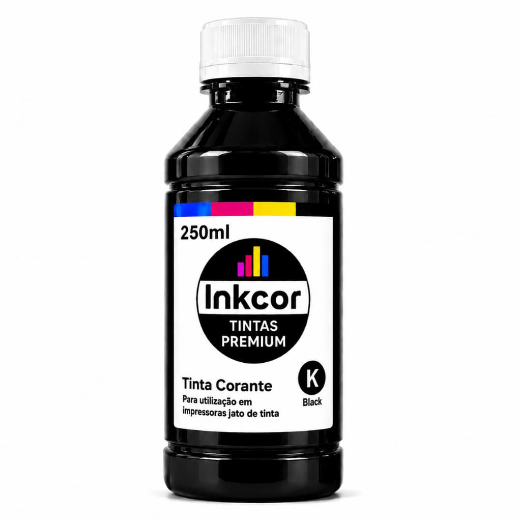 Tinta Recarga Cartucho Preto 667 664 662 Compatível Impressora HP 2975 2776 2700 2600 2774 250ml
