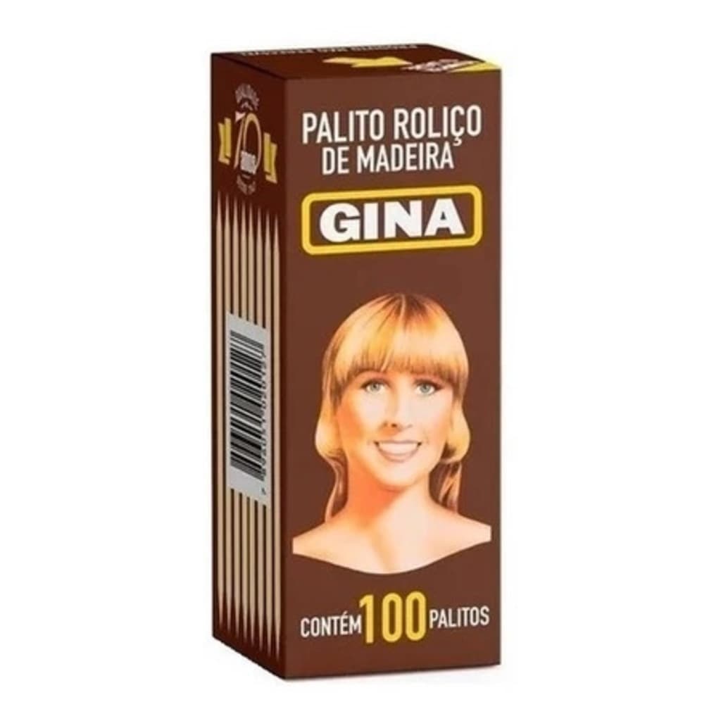 Kit Palito de Dente Gina 100 Unidades – Kit 2, 4, 6 ou 10 Caixas | Original