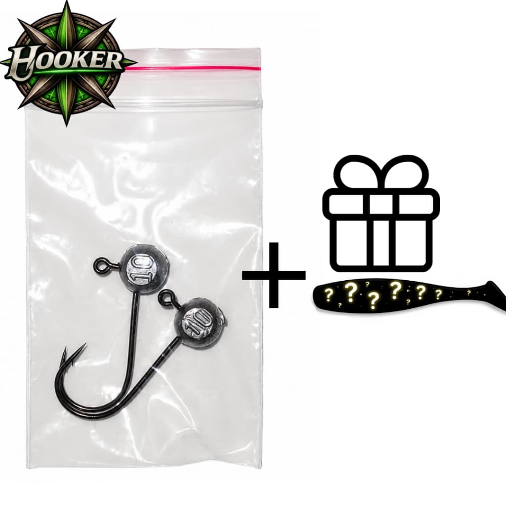 Jig Head 10g 3/0 Reforçado para Isca Soft Robalo Traíra Tucunaré 2un
