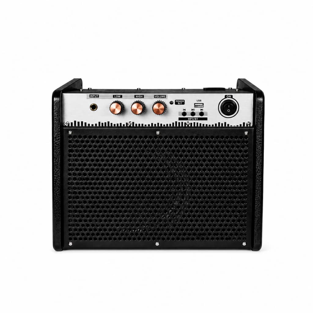 VEDO Amplificador 30W Bluetooth para Bateria Eletrônica e Teclado com USB, Monitor Pessoal com Redução de Ruído