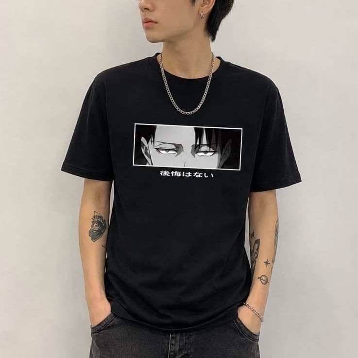 Camiseta Anime Levi Ackerman Attack on Titan Shingeki
