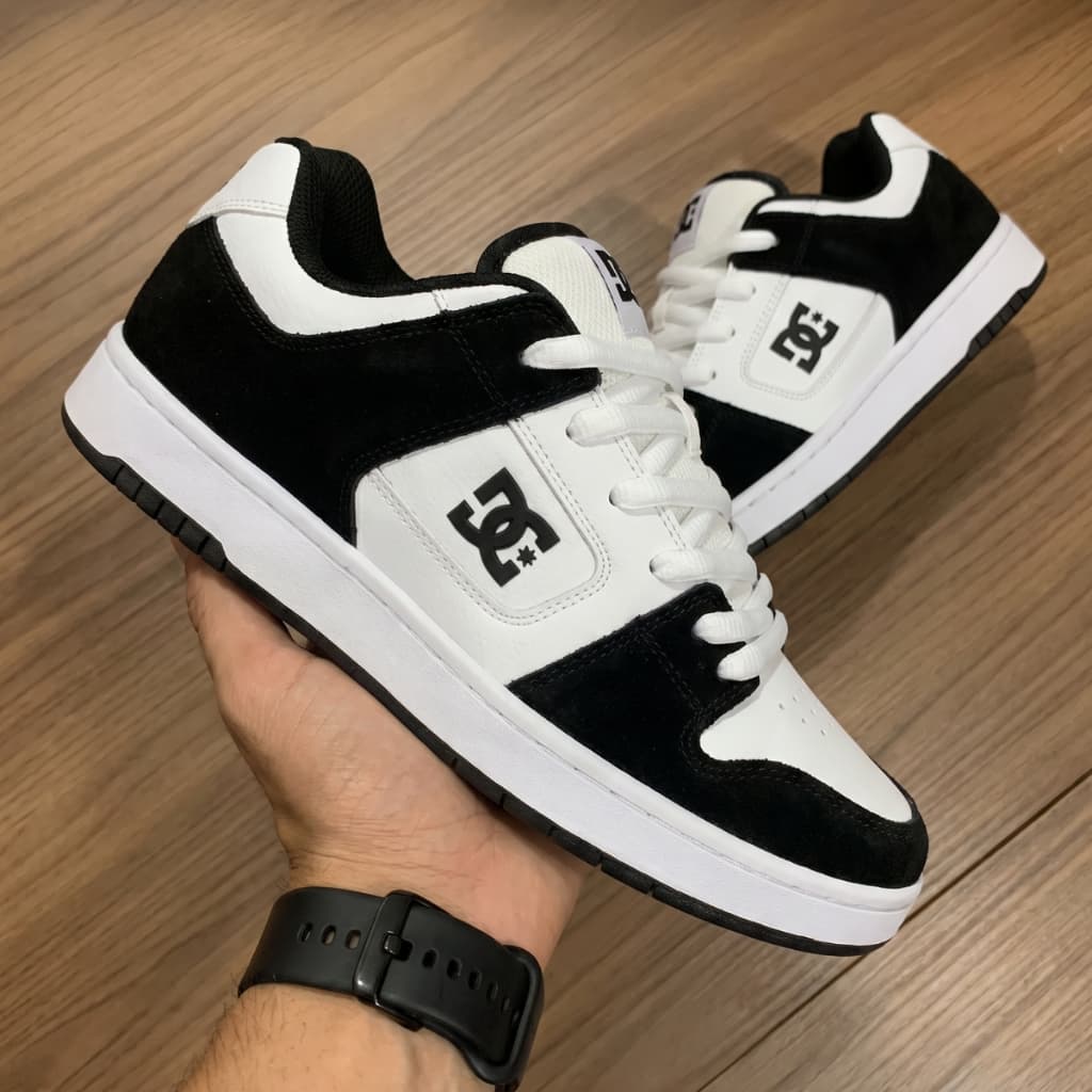 Sneaker DC urbano com design moderno perfeito para compor looks street autênticos