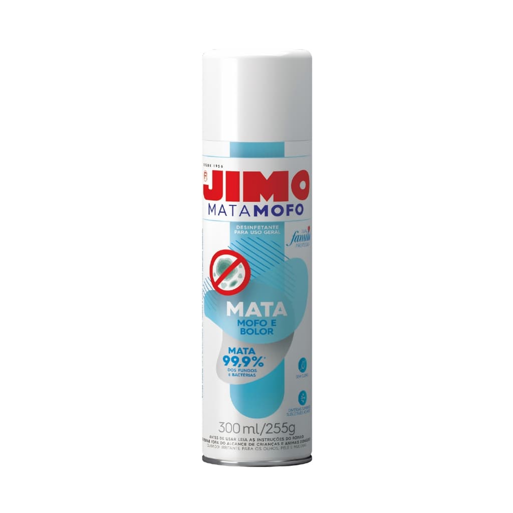 Jimo Limpador Perfumado Desinfetante Para Uso Geral 300ml Mata Evita Mofo Bolor Bactérias Fungos Sem Cloro