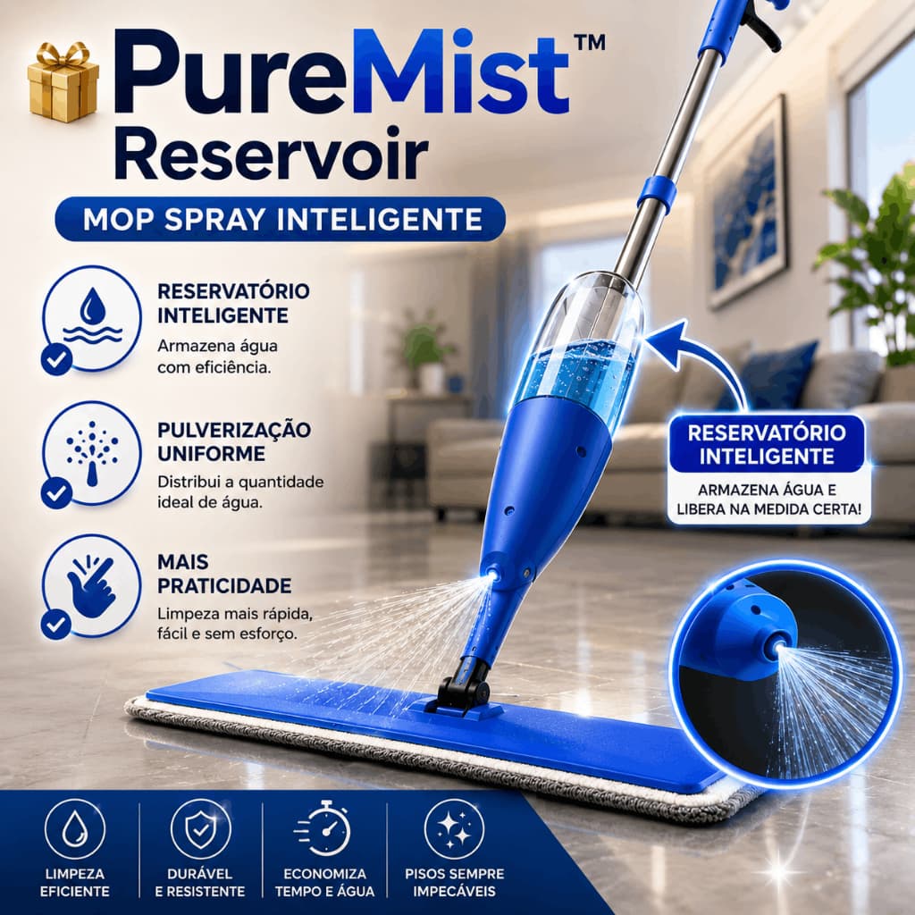 💦 PureMist™ Reservoir — Reservatório Inteligente com Pulverização Uniforme