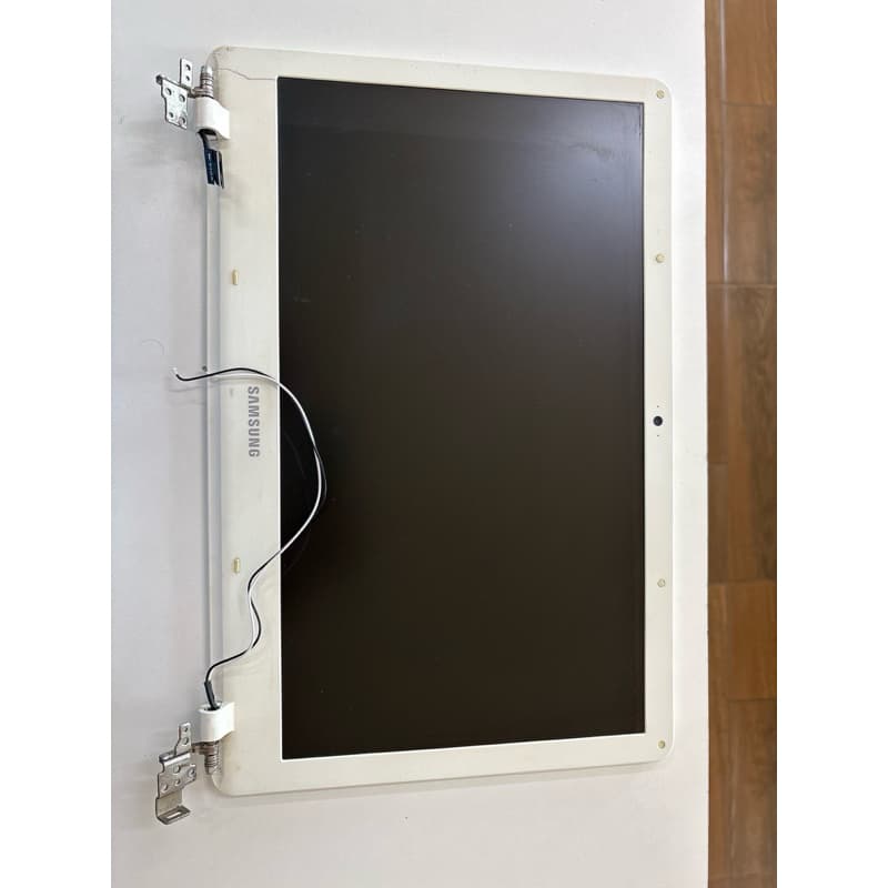 tela completa tampa dobradiças moldura flat do notebook Samsung np300e5m branco