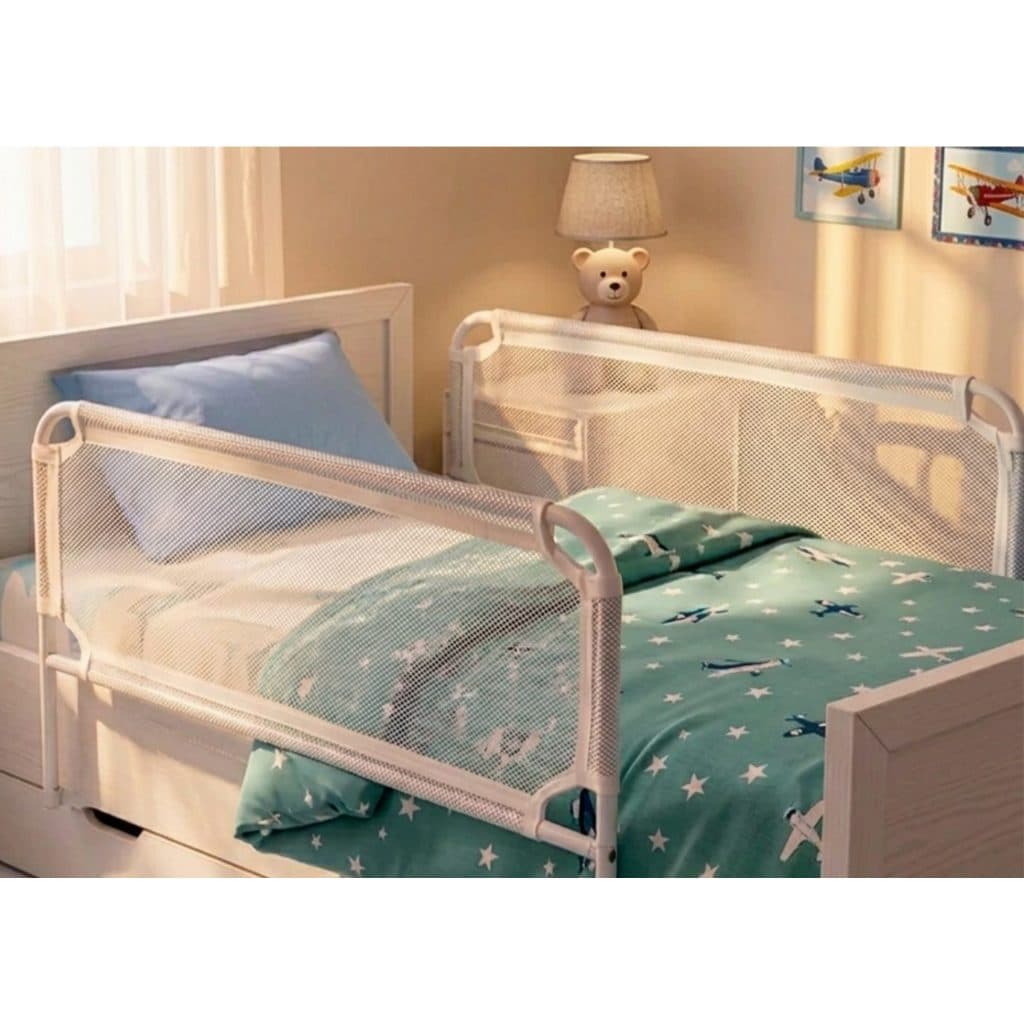 KIT 2 Grade De Cama Com Tela de Segurança Para Bebês E Idosos Fácil instalar