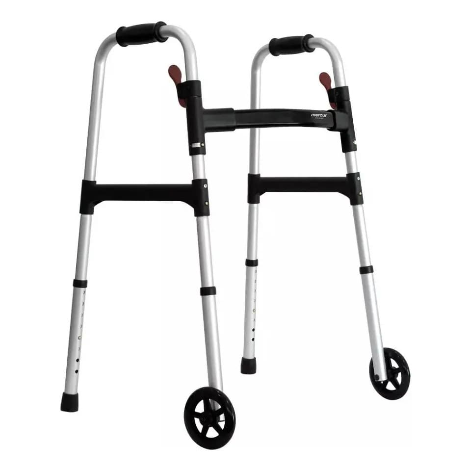 Andador ortopédico Mercur BC1547 ANDADOR COM RODAS Prateado