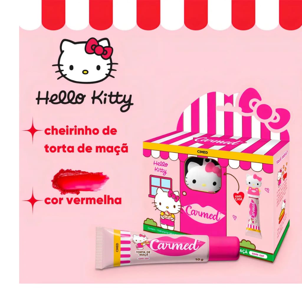 Hidratante Labial Carmed com Fragrância de Torta de Maçã 10g