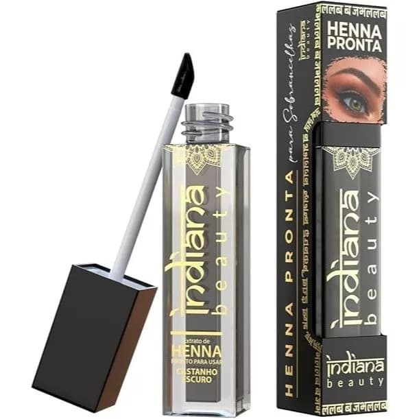 Henna Pronta Indiana Beauty para Sobrancelhas, Pronta para Uso, Fácil Aplicação — Todas as Cores Disponíveis