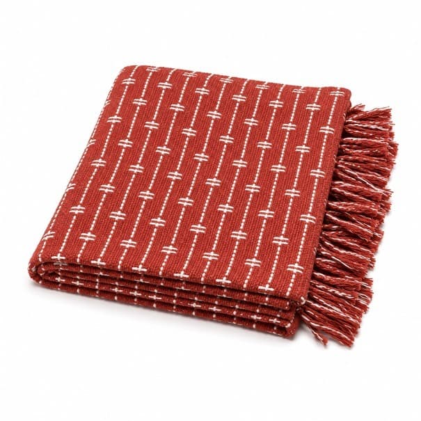 Manta Decorativa para Sofá Tijolinho Grande Luxo Casal 240x180  Capa Protetora