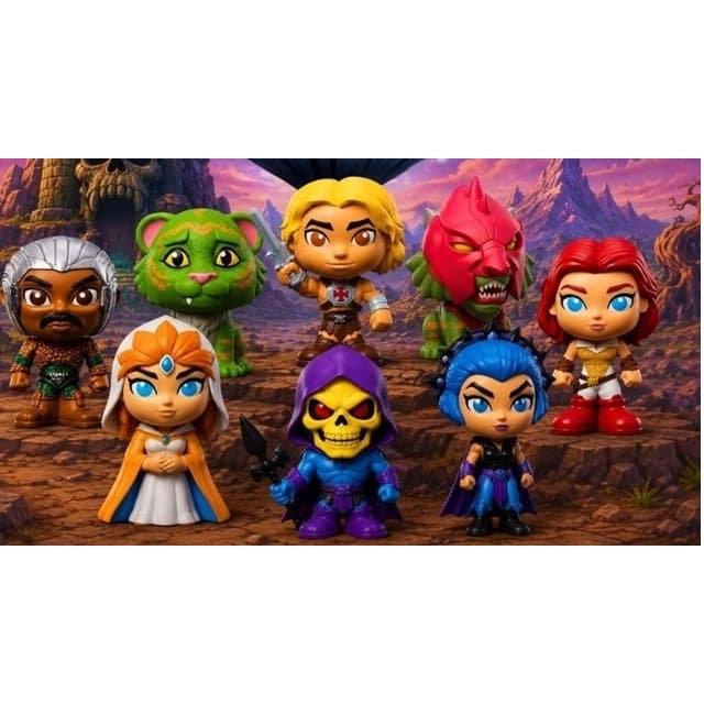Bonecos Coleção He-Man Mestres do Universo Giraffas