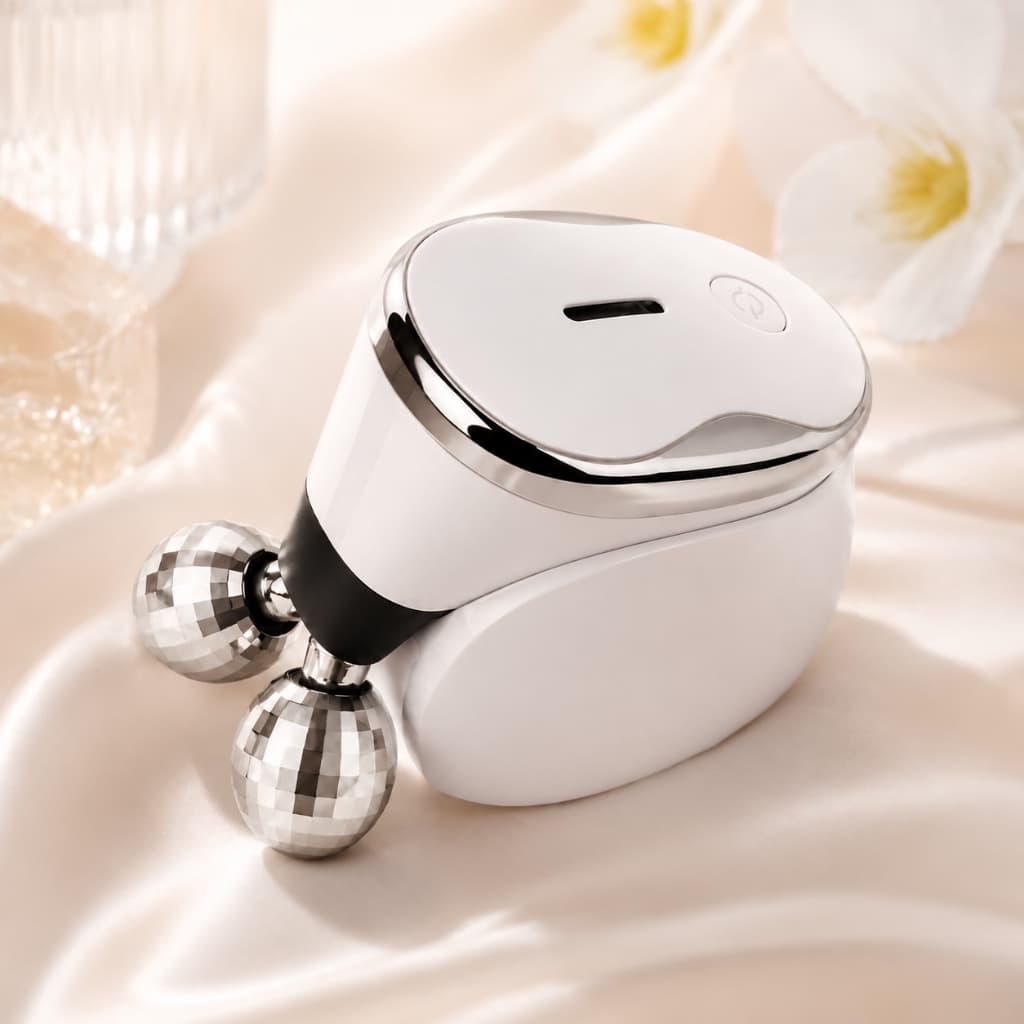 Massageador Facial Microcorrente 3D Lifting Rejuvenescedor Portátil Anti Inchaço