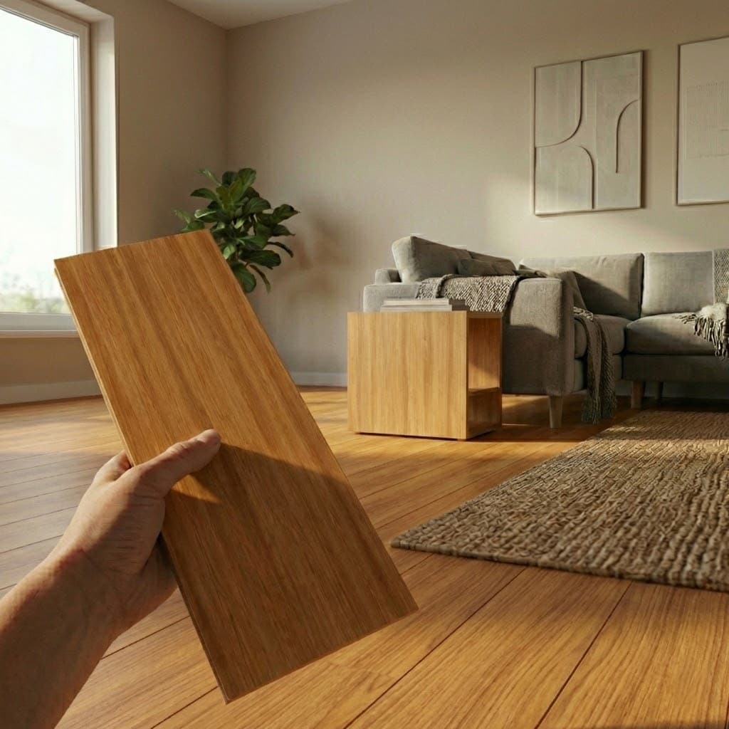 Kit 50 Pisos Autocolantes Revestimento MDF Decorativo Alta Resistencia