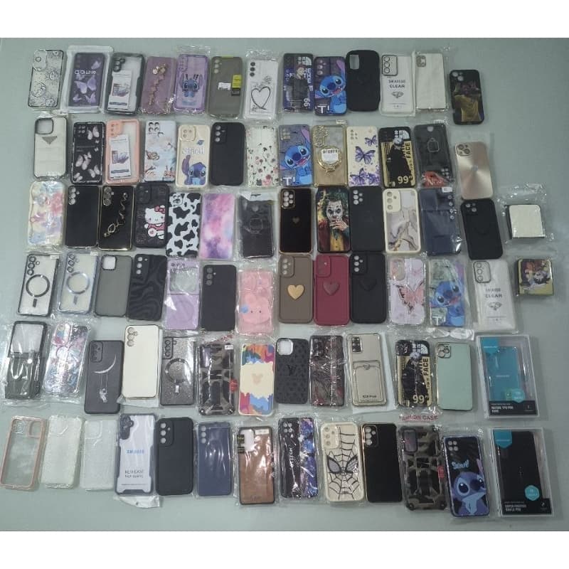 Kit com 80 Capinhas para Celular – Modelos Diversos