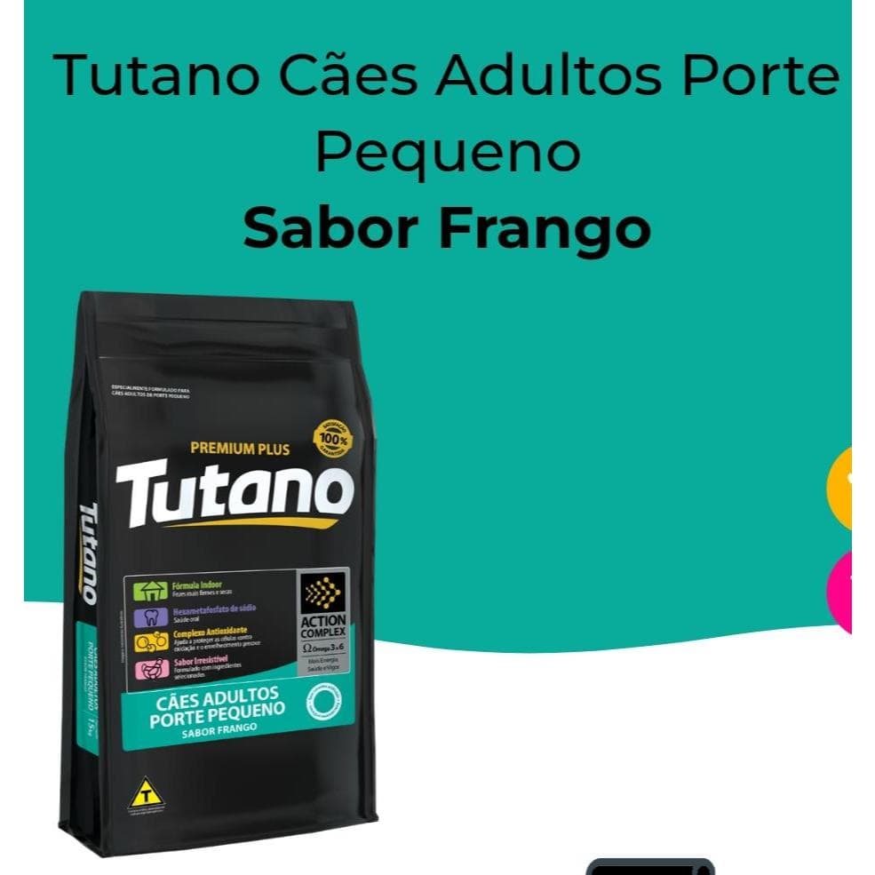 Tutano Cães Adultos Porte Pequeno Sabor Frango 15kg