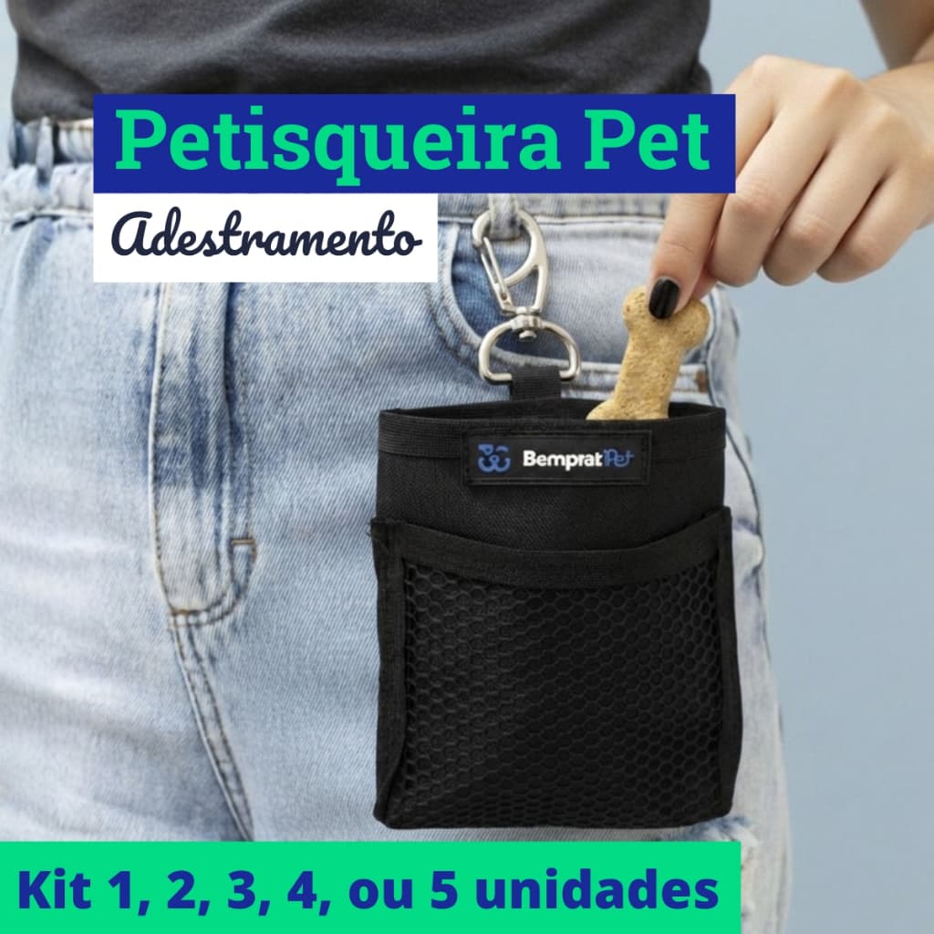 Petisqueira de Adestramento para Cães Bolsa Pet Treinamento e Passeio