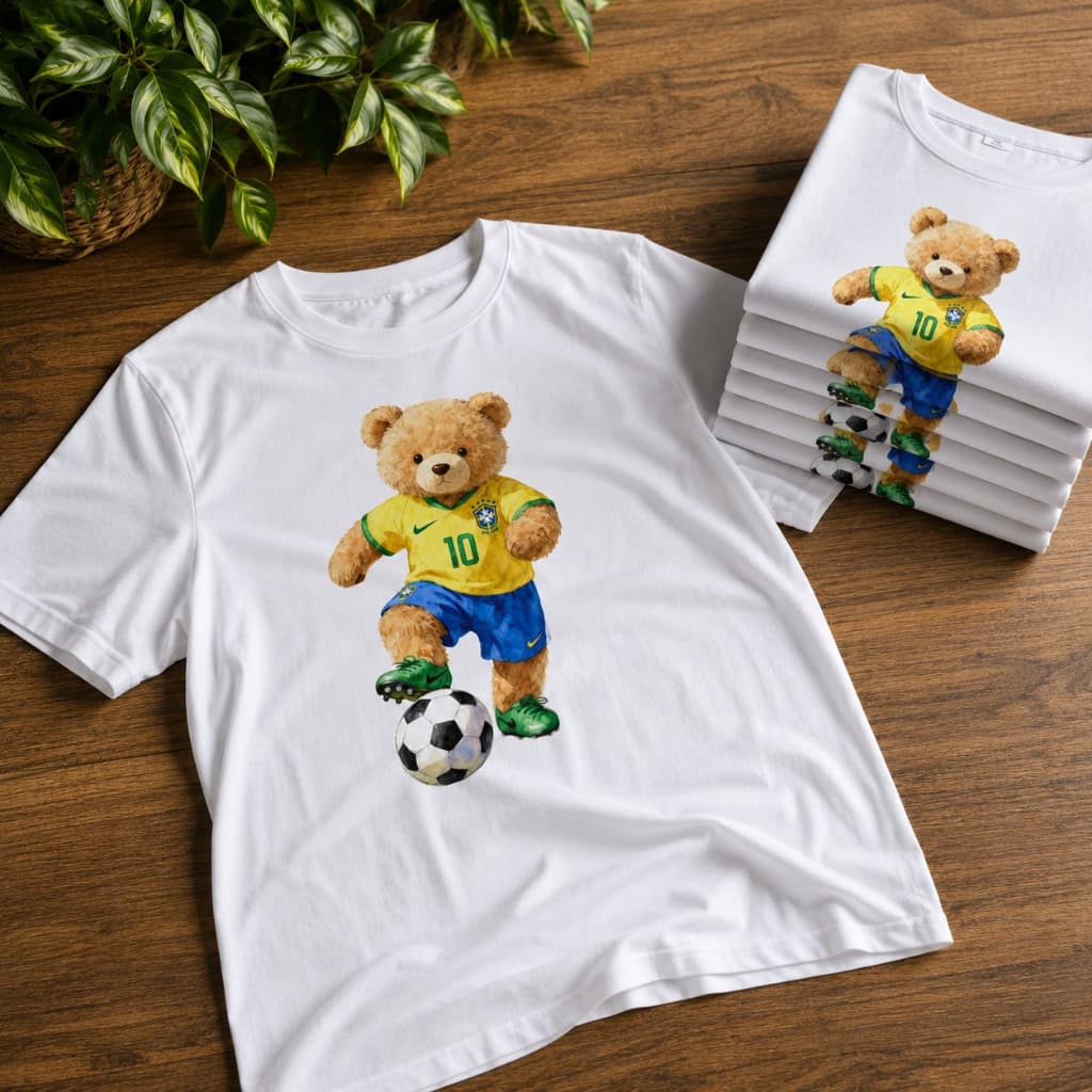 Camiseta Feminina Estampada Brasilidades Algodão Premium Confortável Tecido Macio Look Casual Fashion