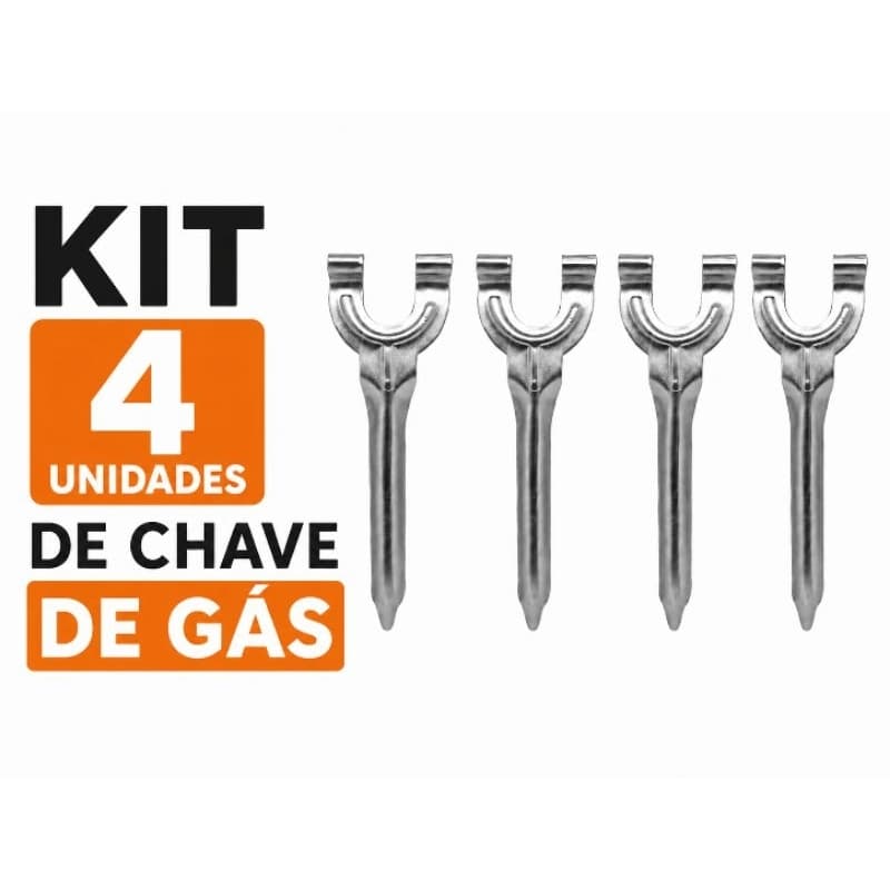 Chave borboleta click para apertar e soltar registro, regulador e troca de gas de cozinha.
