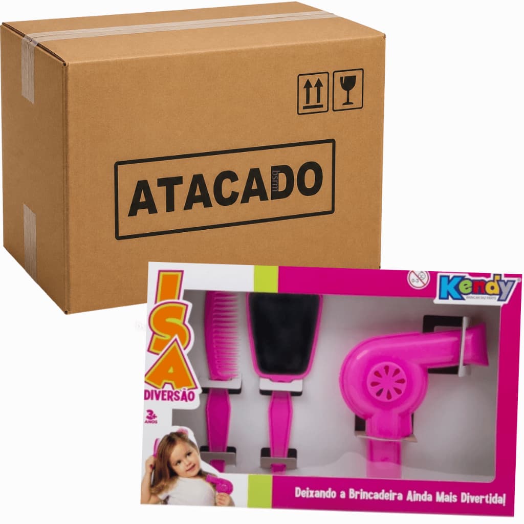 Kit 10 UN brinquedos menina faz de conta Atacado Revenda para lojista em lote caixa lacrada fechada