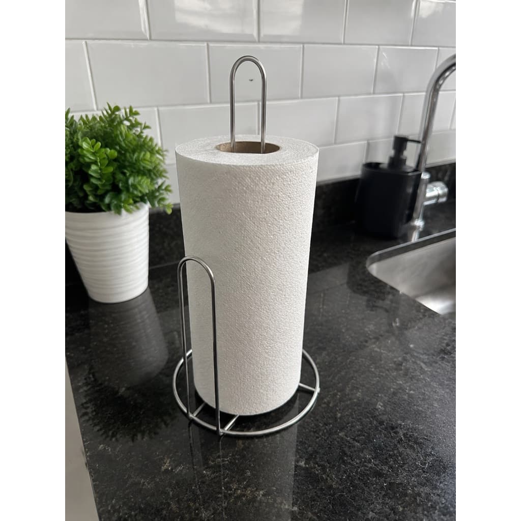 Suporte De Porta Papel Toalha Cromado Para Cozinha - Stolf