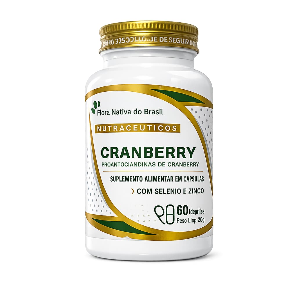 CRANBERRY + ASSOCIAÇOES 60 CAPS FLORA NATIVA