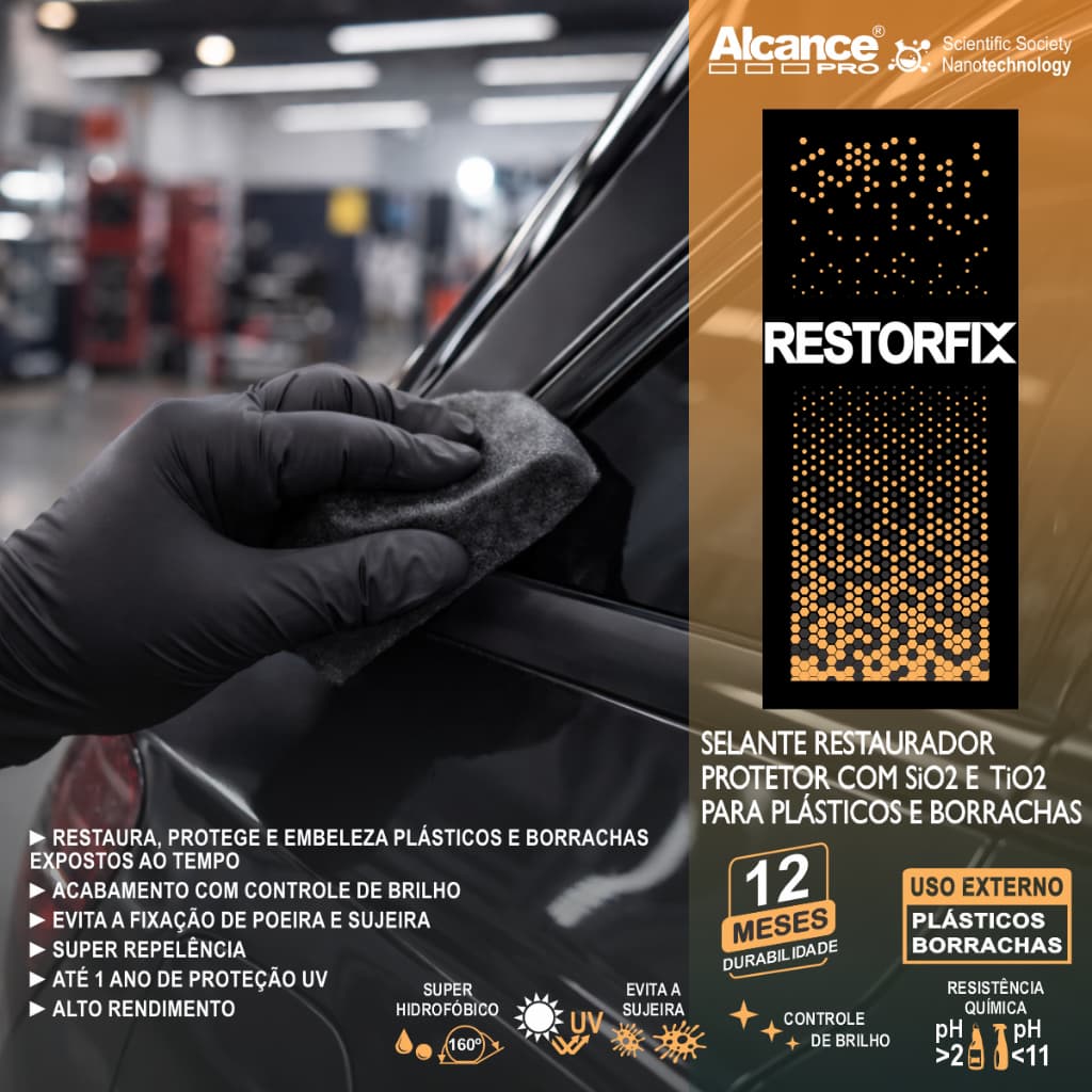 Restorfix Restaura E Protege Plásticos Externos 250ml - Alcance