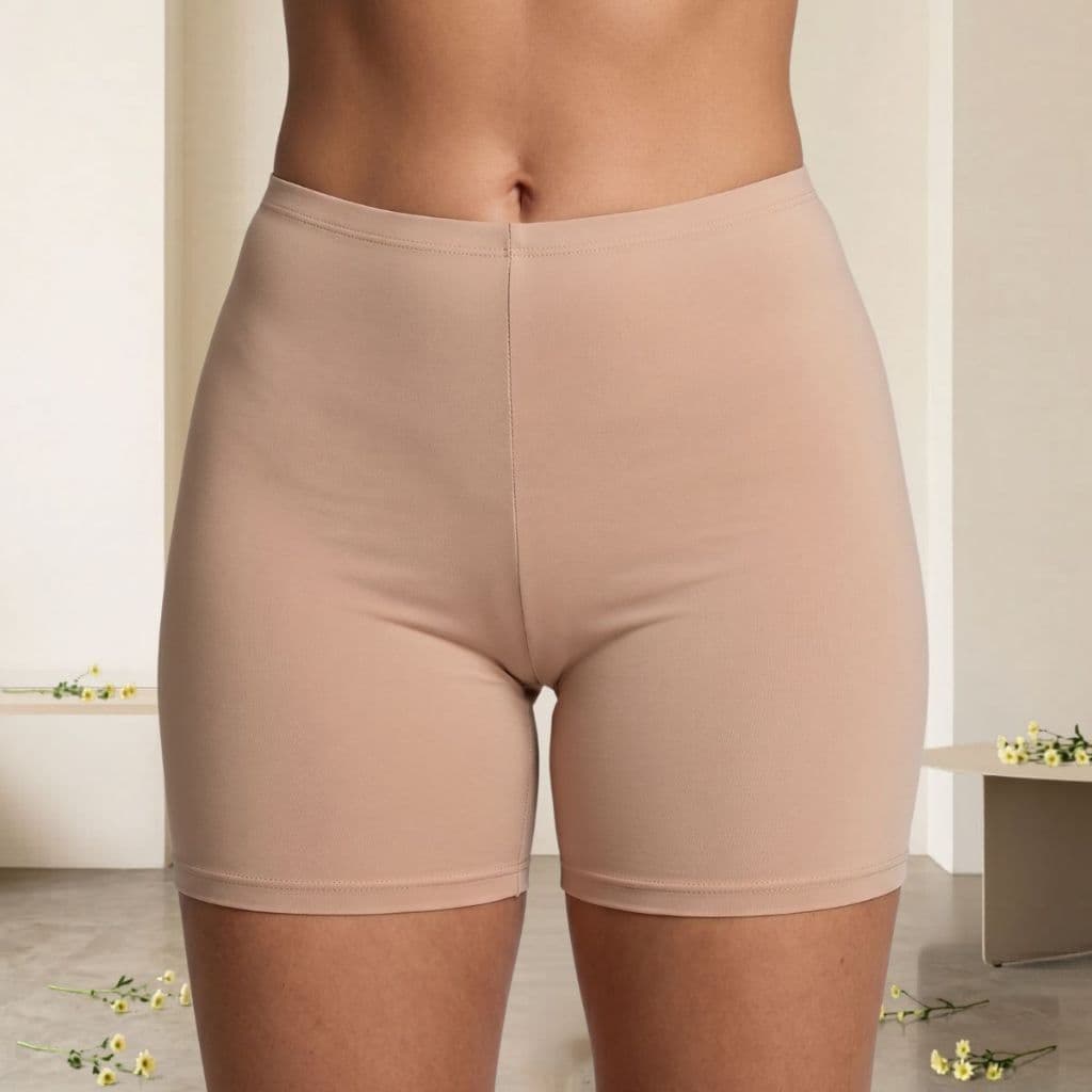 Short Segunda Pele Feminino Anágua Antiatrito Confortável Dia A Dia Básico Moda Casual