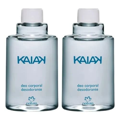 COMBO Refil Deo Corporal Kaiak Masculino 100ml 2 UNIDADES