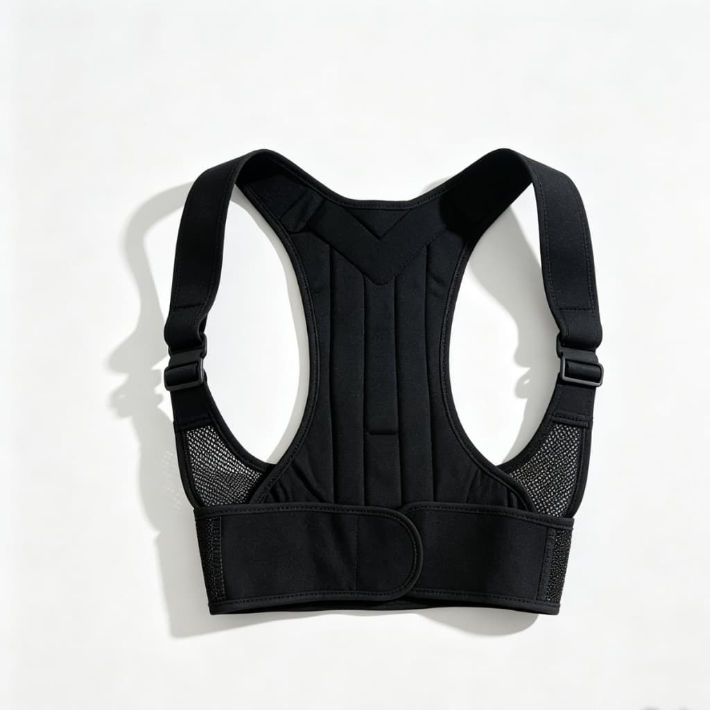 Corretor Postural B-Max Suporte Lombar e Costas Ajustável