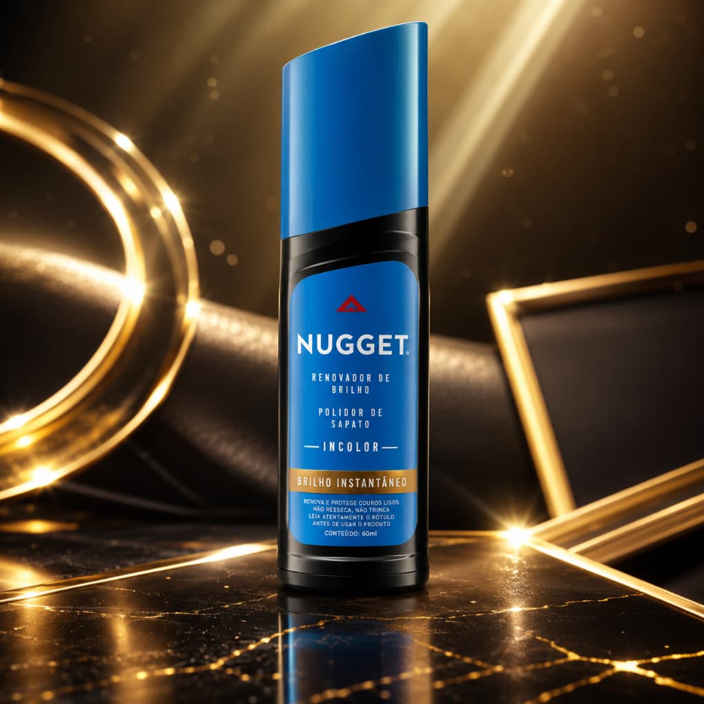 Polidor de Sapato Líquido Incolor Nugget Frasco 60ml