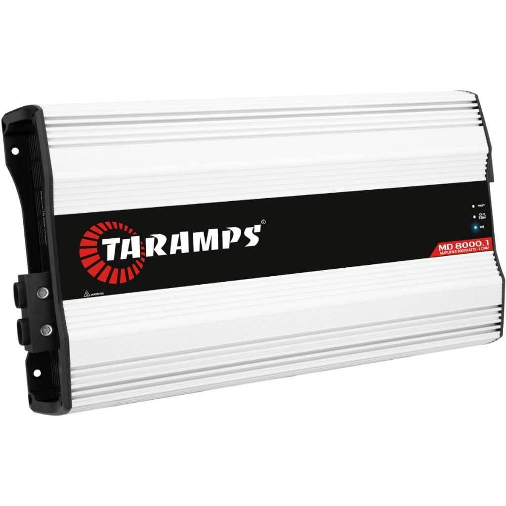 Modulo Taramps Md 8000 1 Ohm 8000 Rms Amplificador 8000w Md8000 Watts 1ohm Som Automotivo Potencia Branco
