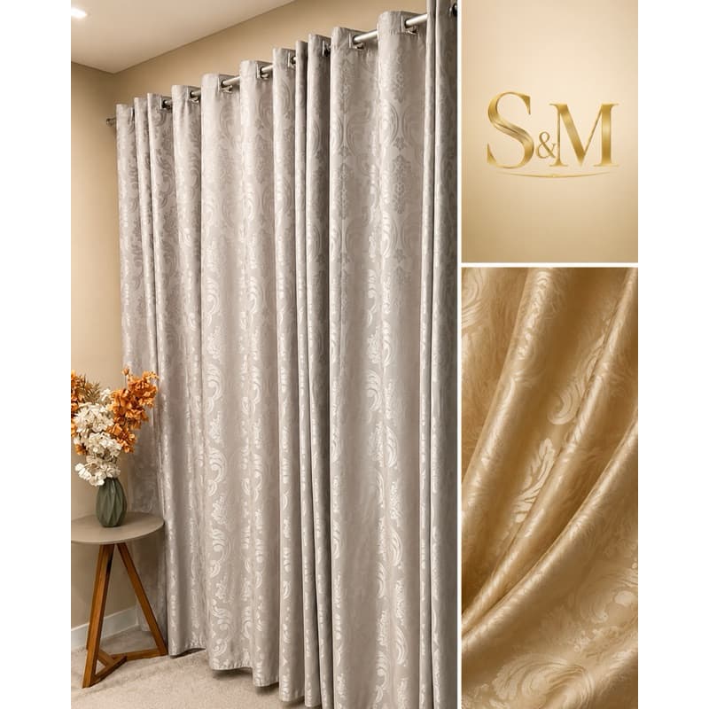 💎Cortina Jacquard Premium Luxo – janela•sala•Envio rápido 🚚✅
