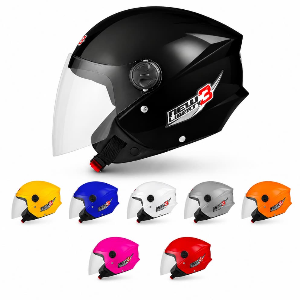 Capacete Moto Aberto Pro Tork New Liberty 3 Diversas Cores