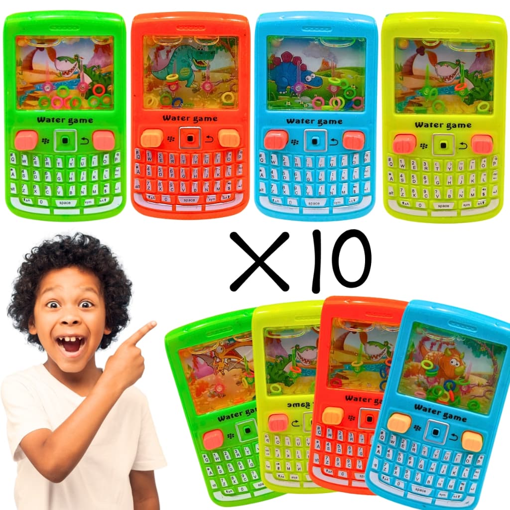 Kit 10 Jogo Brinquedo Argola Joguinho Vídeo Game AquaPlay Lembrancinha Festa Criança Prenda Atacado