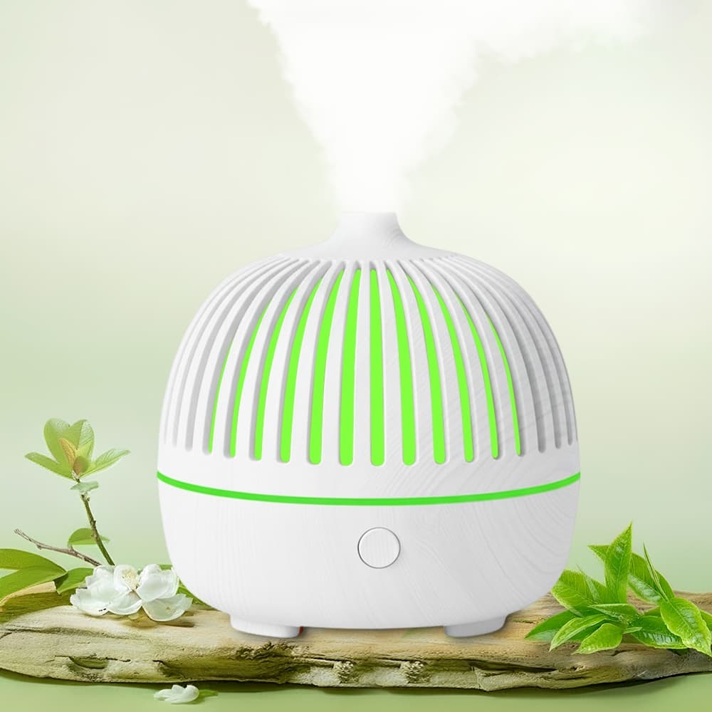 Difusor de Aroma e Umidificador de Ar 7 Cores de Led Aromatizador Essencial Óleo Ultrassônico Ambiente Escritório