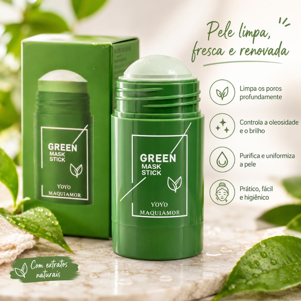 Máscara Removedora de Cravos Pele Limpa Livre de Cravos e Acne, Controle da Oleosidade Tratamento Skin Care