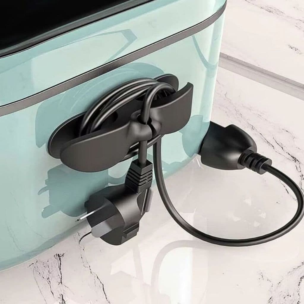 Kit 6 Suporte Do Cabo Clipe Universal Organizador de fios Para Cabos De Alimentação Fixo