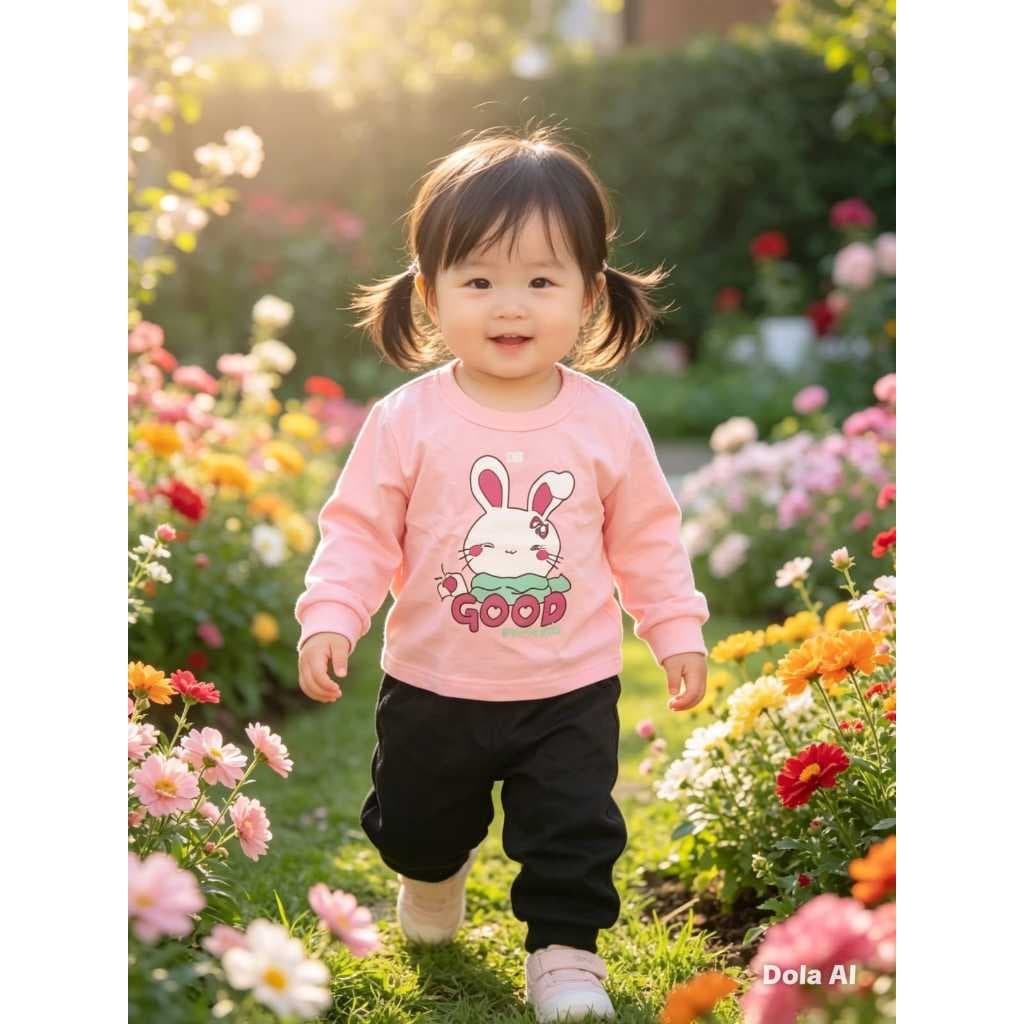 Conjunto Moletom  infantil feminino Tam: 1