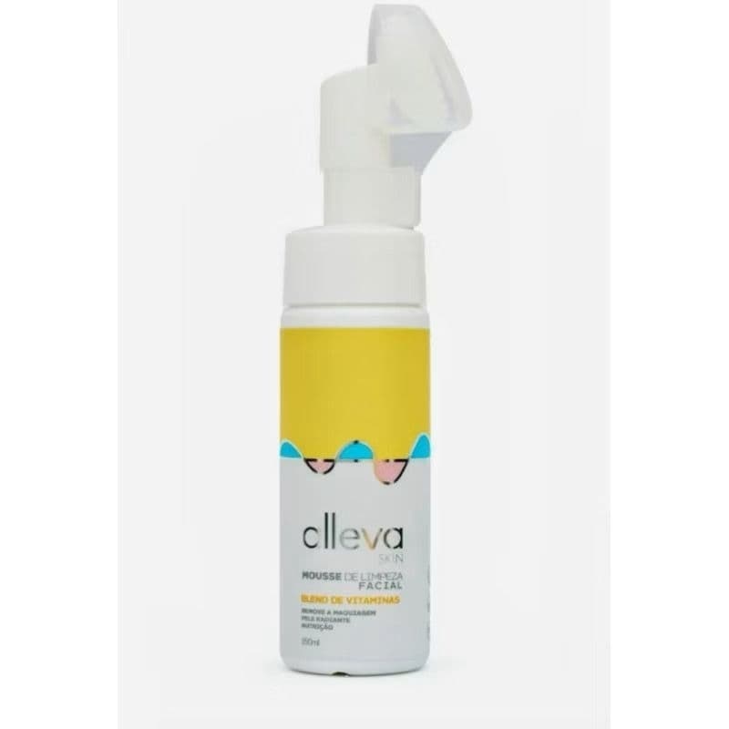 Mousse de Limpeza Facial Multifuncional Alleva