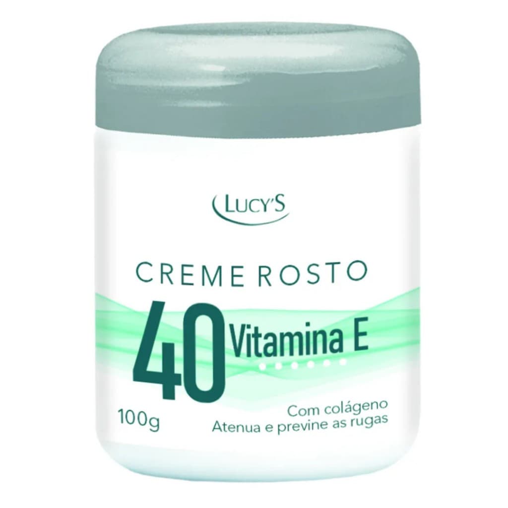 Creme Anti Rugas 40+ Com Vitamina E Concentrado 100g