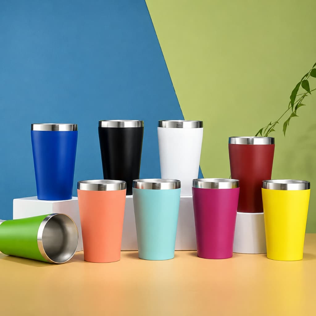 Copo térmico em aço inoxidável 160ml Quente/Frio Ideal para Chá Sucos Tereré Mate 161