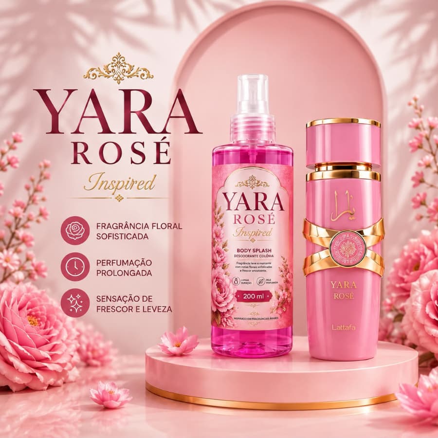 Body Splash YARA 200 ml Perfume Corporal Árabe