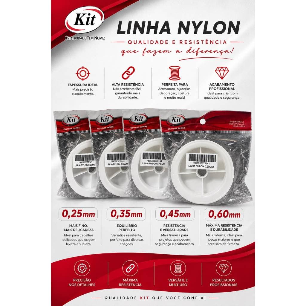 Fio de Nylon Linha de Pesca 100 M 0,25mm/0,60mm/0,45mm/0,35mm
