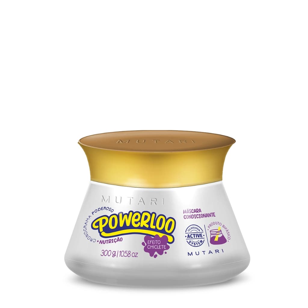 Cond. Mascara Powerloo Nutricao 300g Mutari