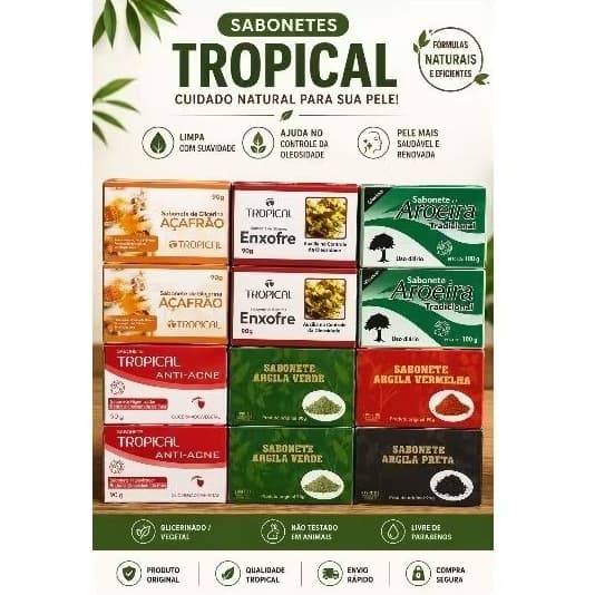 Kit com 2 Sabonetes Glicerinados – Escolha os Sabonetes Disponíveis