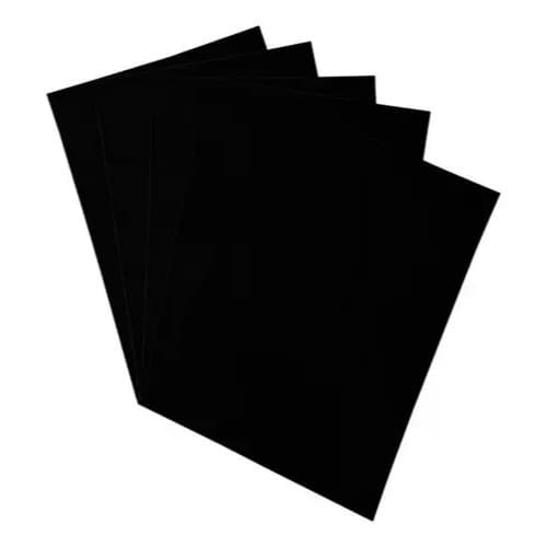 Papel Diplomata Preto A4 180g Kit 10 20 40 ou 50 Folhas Ideal Para Convites Cartões Artesanato e Impressão