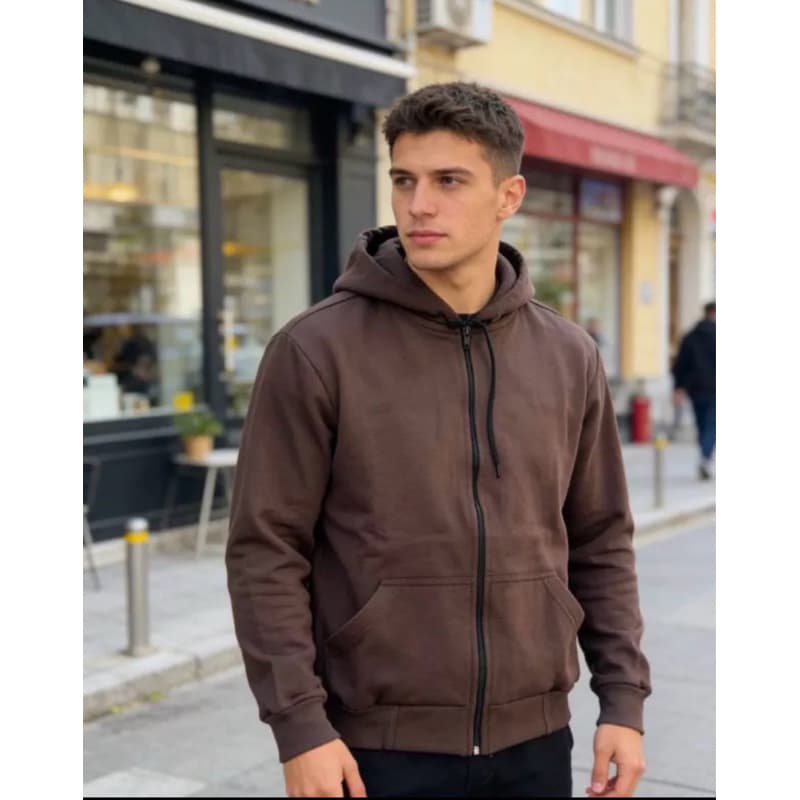 NO4.Moletom Masculino Canguru com Capuz Premium  Flanelado Confortável Para Inverno