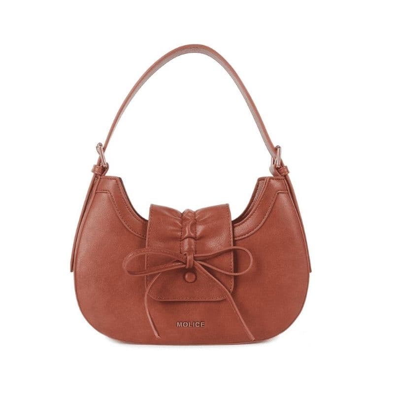 Bolsa Feminina Molice Estilo Coquette Retrô com Laço Delicado